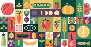 abstract-vegetables-pattern-retro-minimalistic-scandinavian-floral-summer-wallpaper-with-o