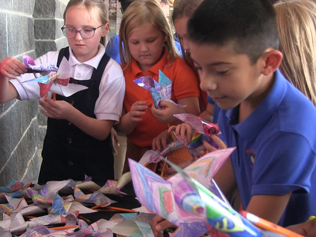 Newton County Elementary Pinwheel for Peace