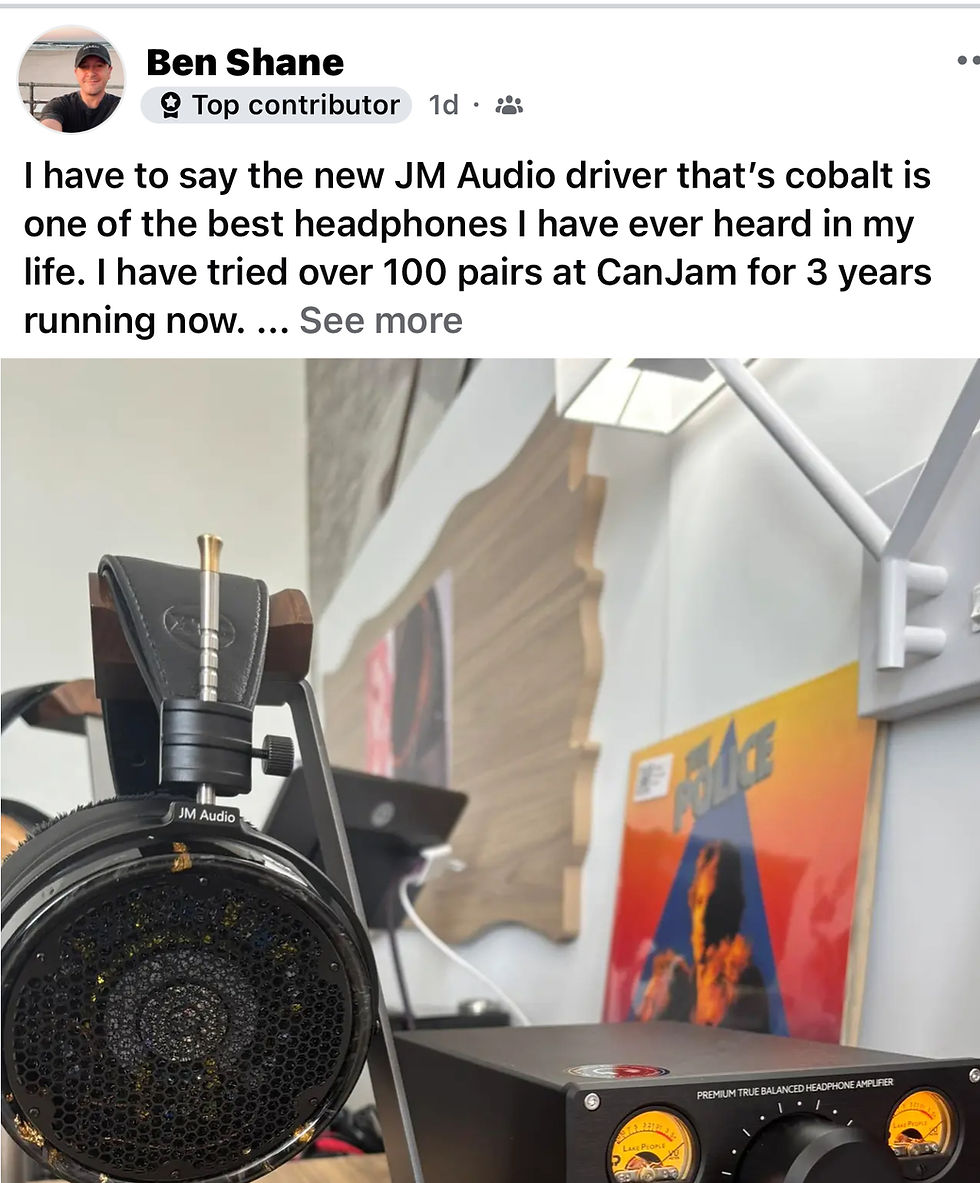 Thumbnail: JM Audio XTC2™  Carbon Megaverse Open Back 50mm Dynamic Headphone