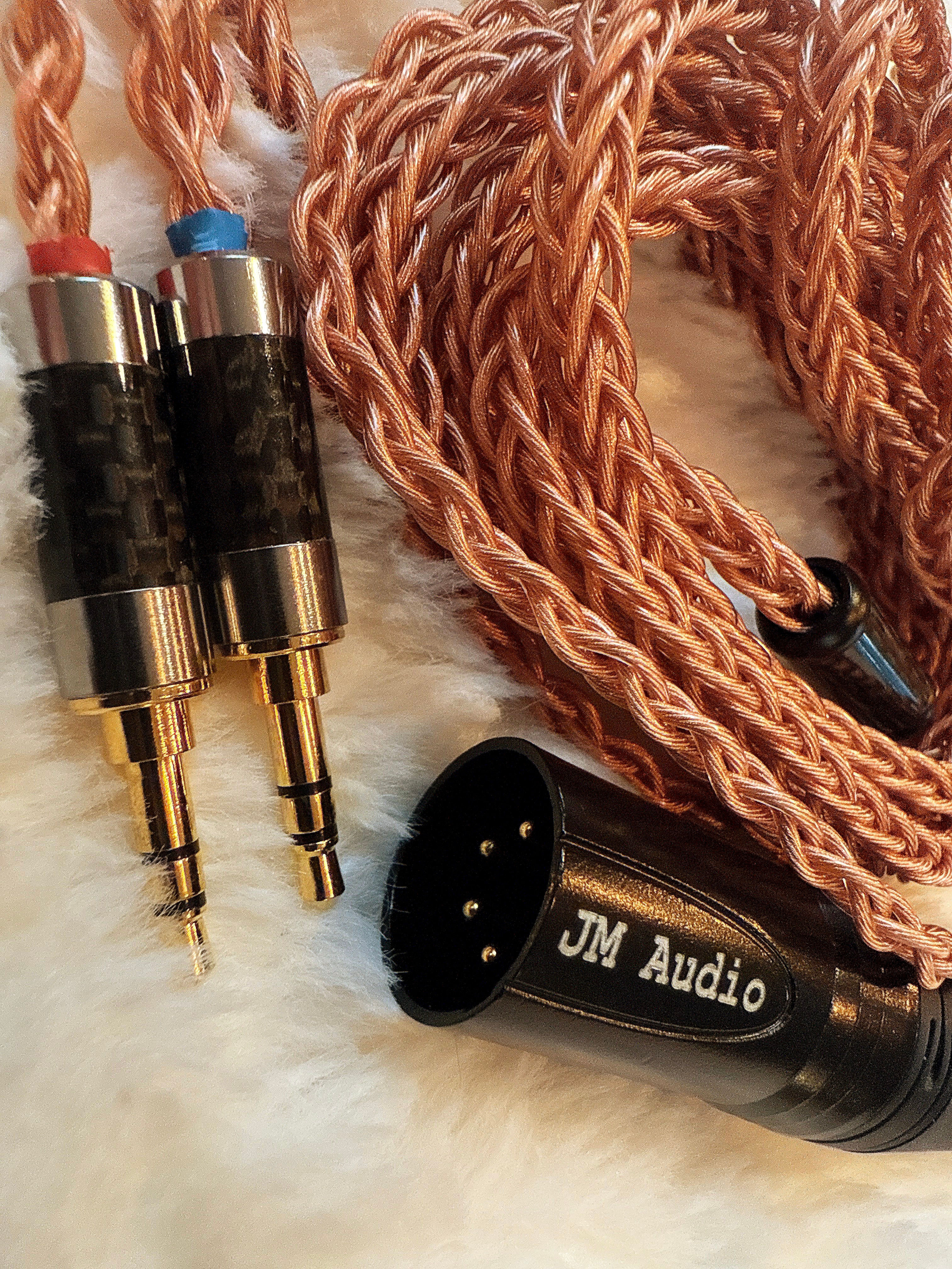 JM Audio “Copperhead" 7n OCC 2m (6.5ft) 4 pin XLR