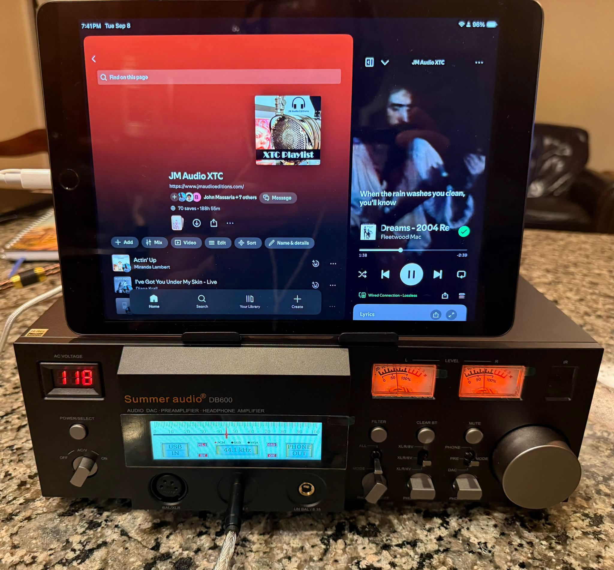 Summer Audio Helios DB600 Class A Discrete Amp/Preamp and ROHM DAC