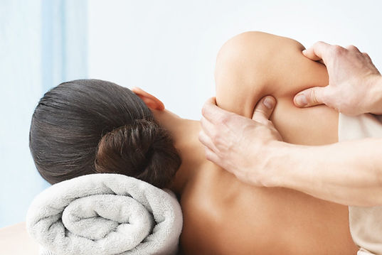 Relaxing massage spa treatment