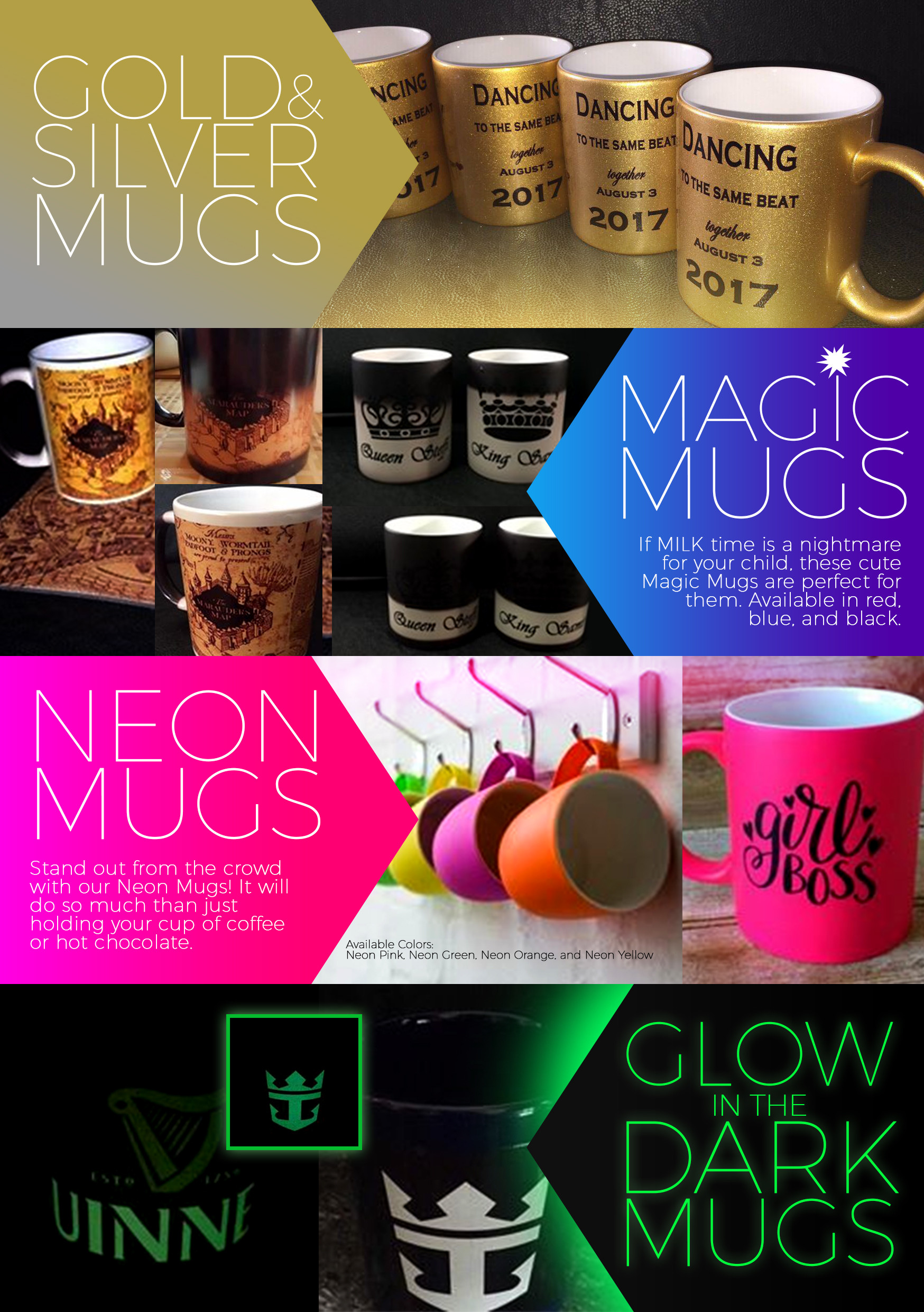 Gold Mugs