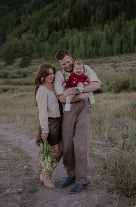 Family photos in crested butte Colorado