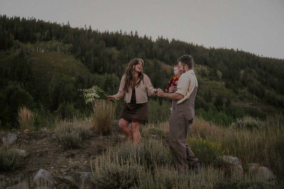 Family photos in crested butte Colorado