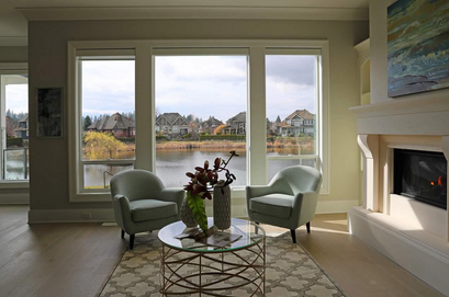 Silverstone Custom Home Living Room