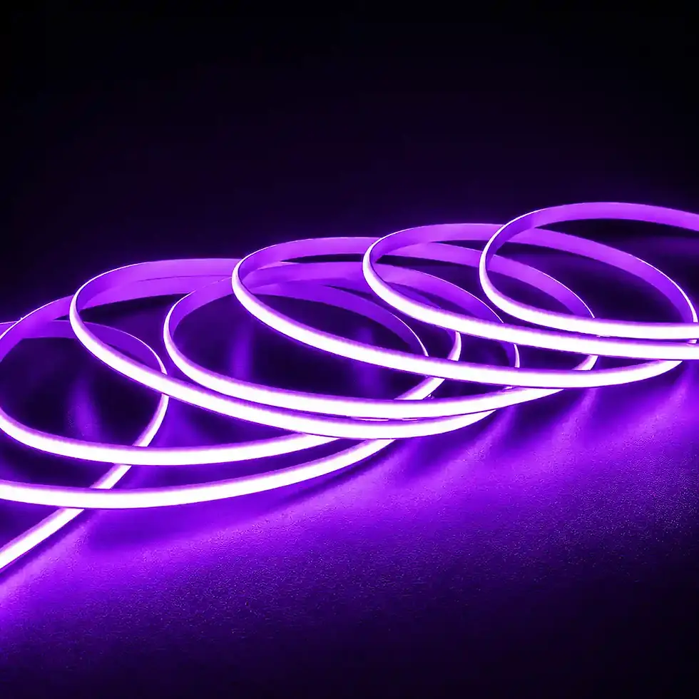 Purple COB LED Strip Light 1 Meter, 480 LEDs/M, 2.7mm Ultra Narrow
