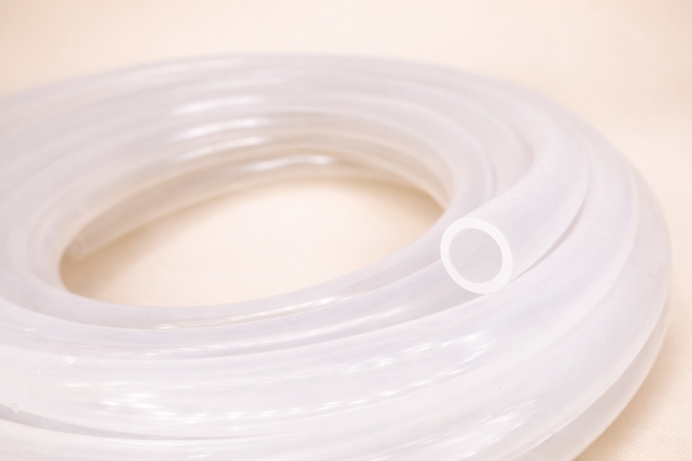 Thumbnail: 20mm ID x 30mm OD Food Grade Silicone Tube, 1m Transparent Flexible Hose