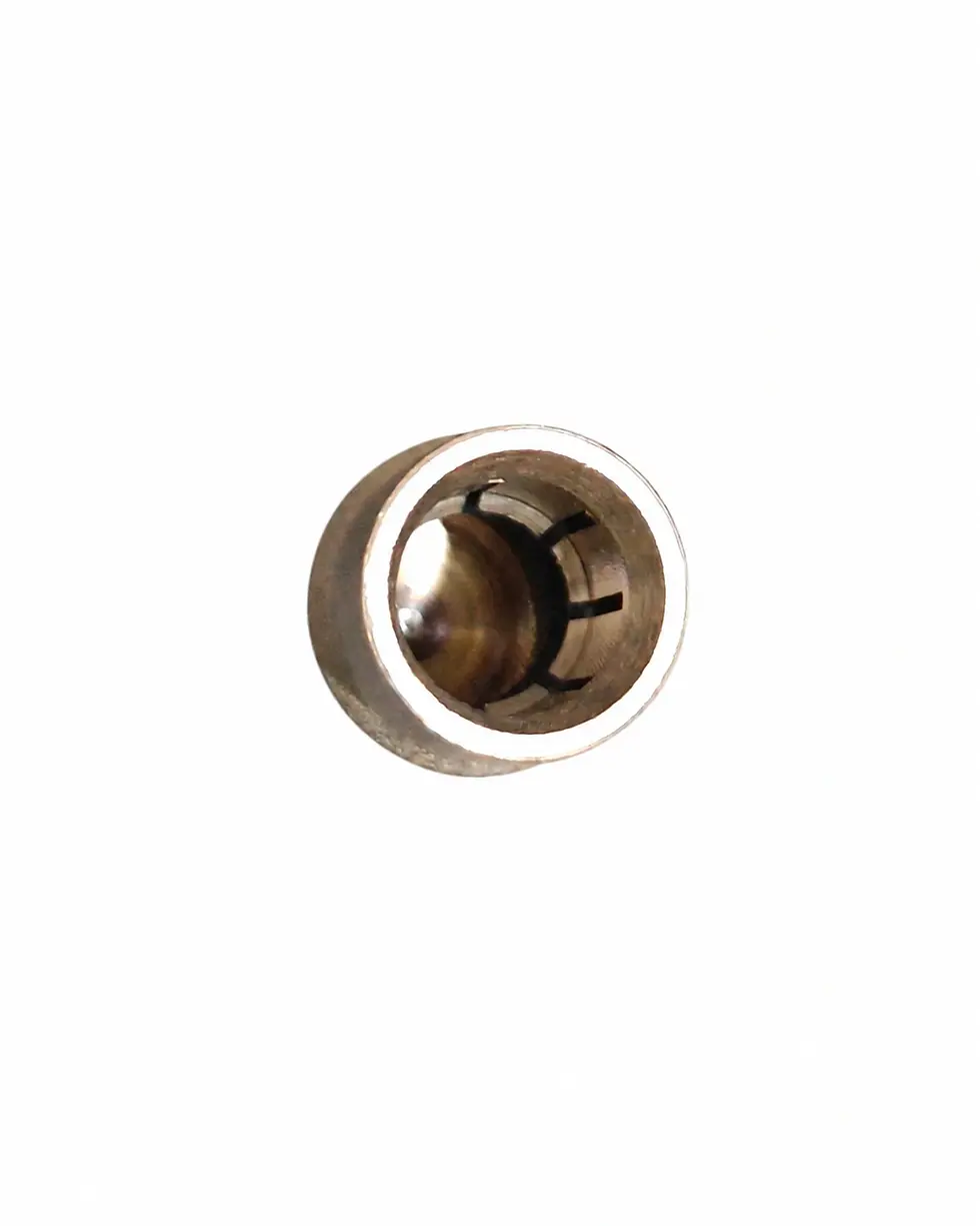 Single Spray End Cap, Nickel-Plated Brass, 9.52mm Dia, 3/16 Thread