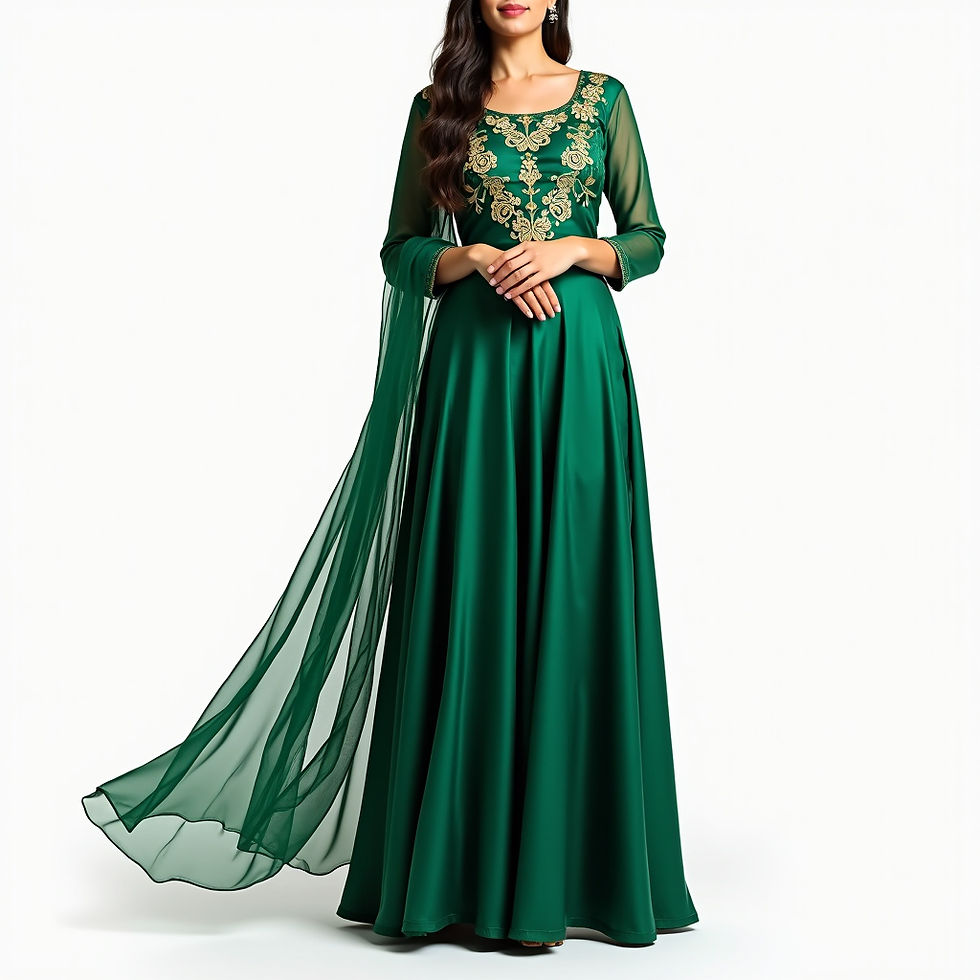 Emerald Anarkali Suit