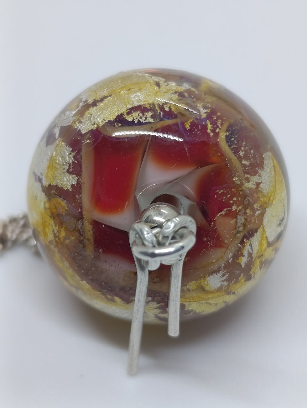 Miniature : Collier Gala Feuille d'Argent, Argent Massif