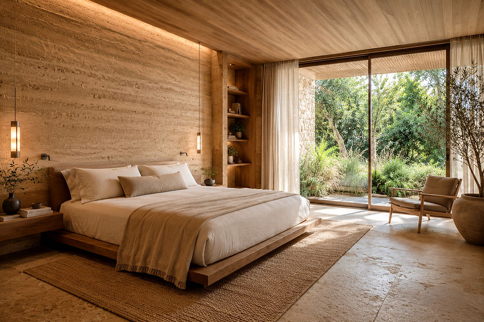 Quarto de casal como espaço de reconexão e bem-estar