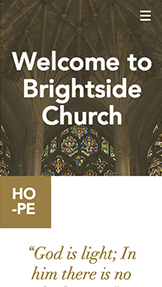 Samfund & uddannelse hjemmesideskabeloner – Traditionel kirke