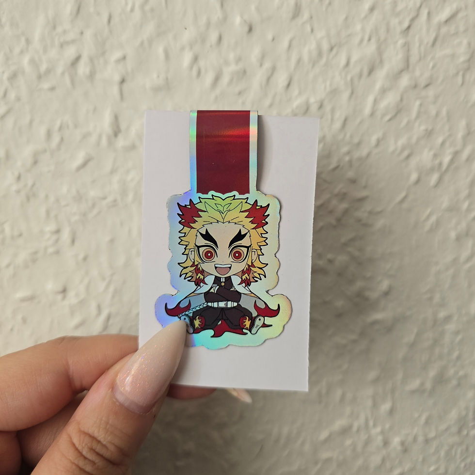 Miniatura: 🔥 Marcapáginas imantados holográficos · Demon Slayer – Colección Pilares