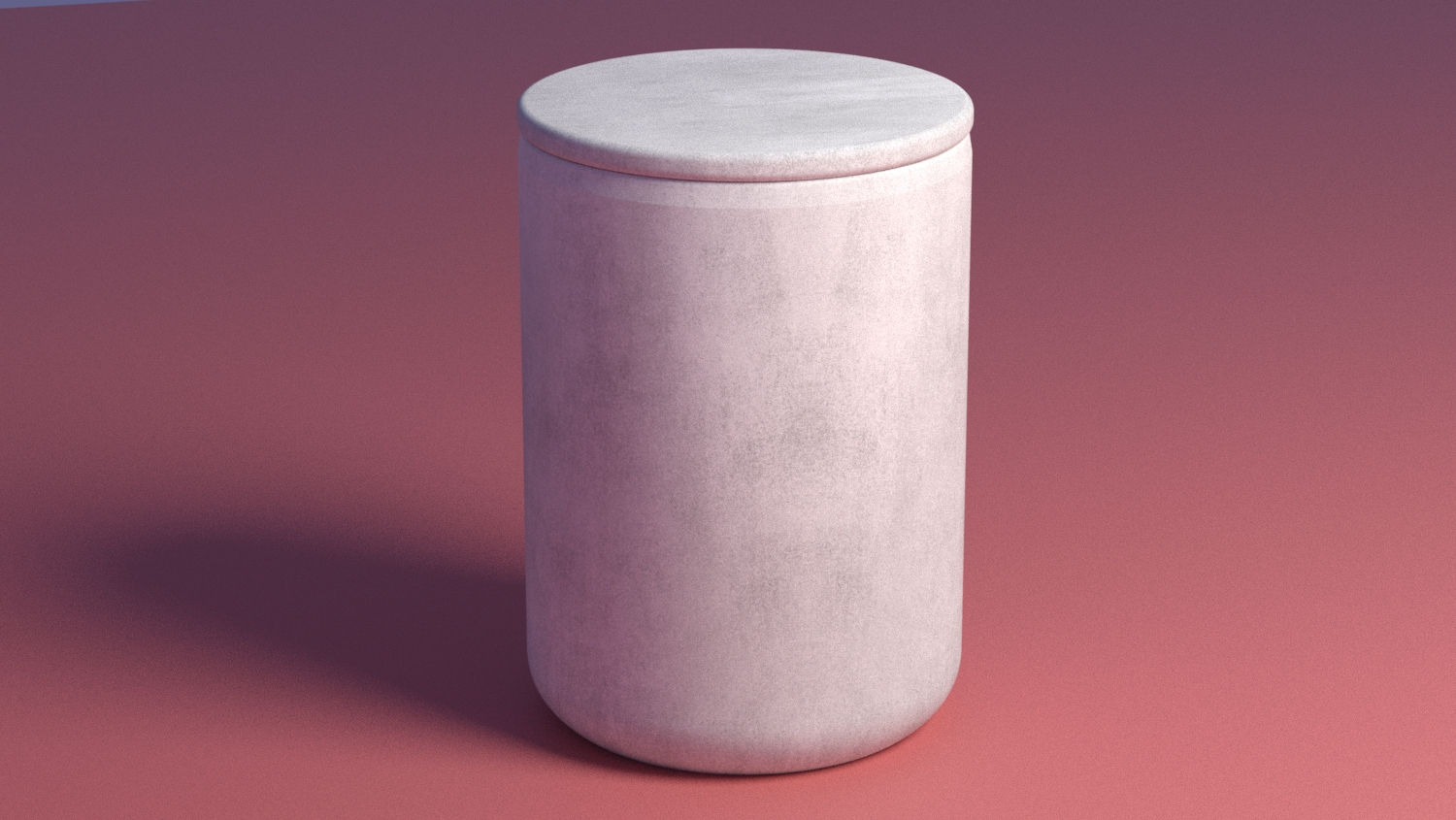 Thin-sided Cylinder Lid Box silicone mold diameter 80 mm h:110 mm +lid