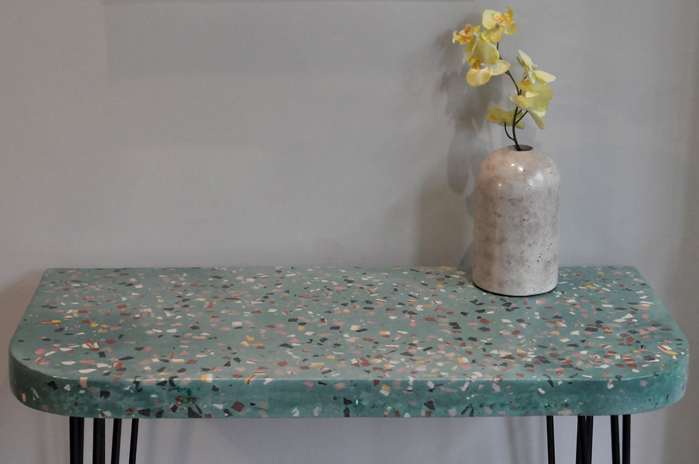 Küçük resim: Beton Terrazzo Dresuar | 35x75 cm