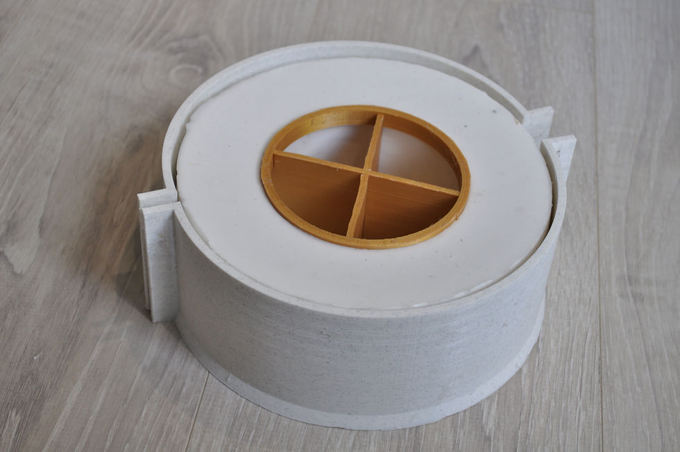 Küçük resim: Silikon Kalıp | Tekli Mama Kabı Pasta Formlu Kase | 0,3 Litre 