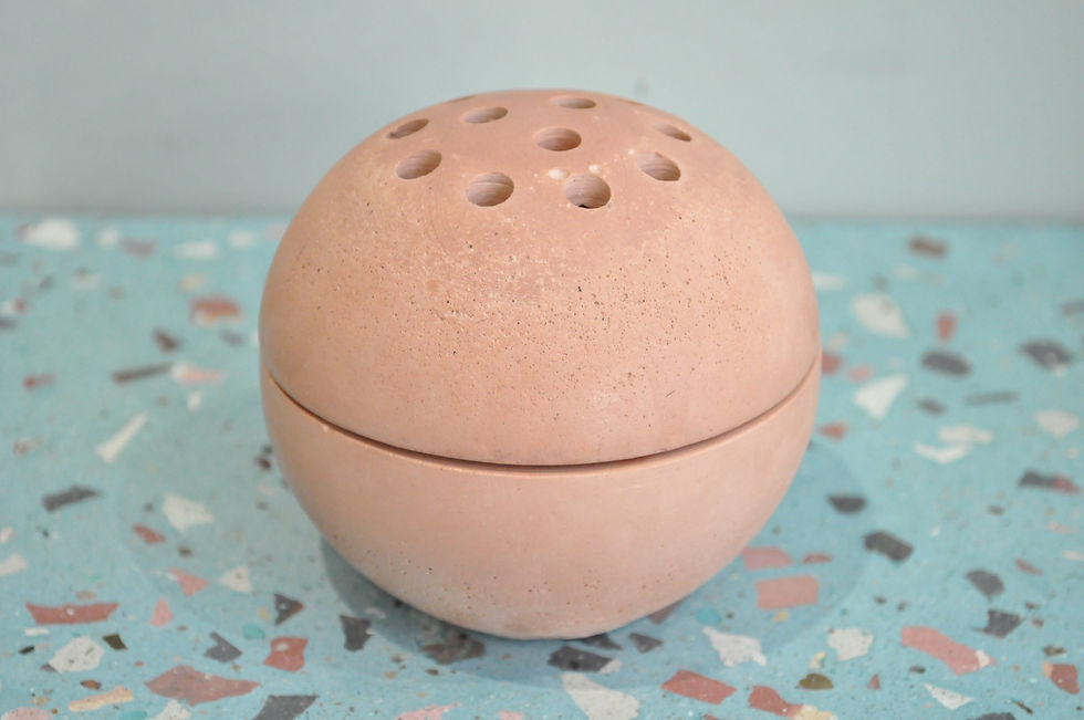 Thumbnail: R90xH:80mm Ball Incense Burner- STL files