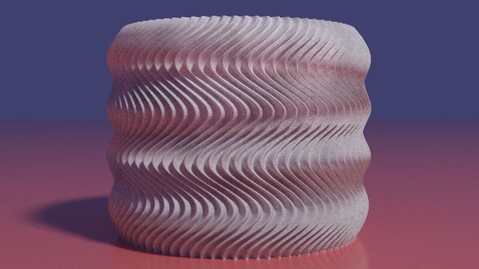 Thumbnail: Silicone Mold | Large Wavy Planter | Outer Diameter • 16 cm | Height • 13 cm