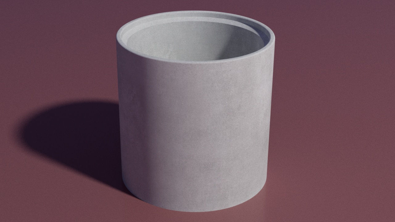 Silikon Kalıp | Silindir Orkide Saksısı | Çap:12,1 cm h: 12 cm