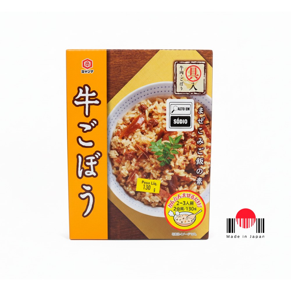 TAT130B - Mazekomi Gohan no Moto Gyu Gobo 130g - Miyajima