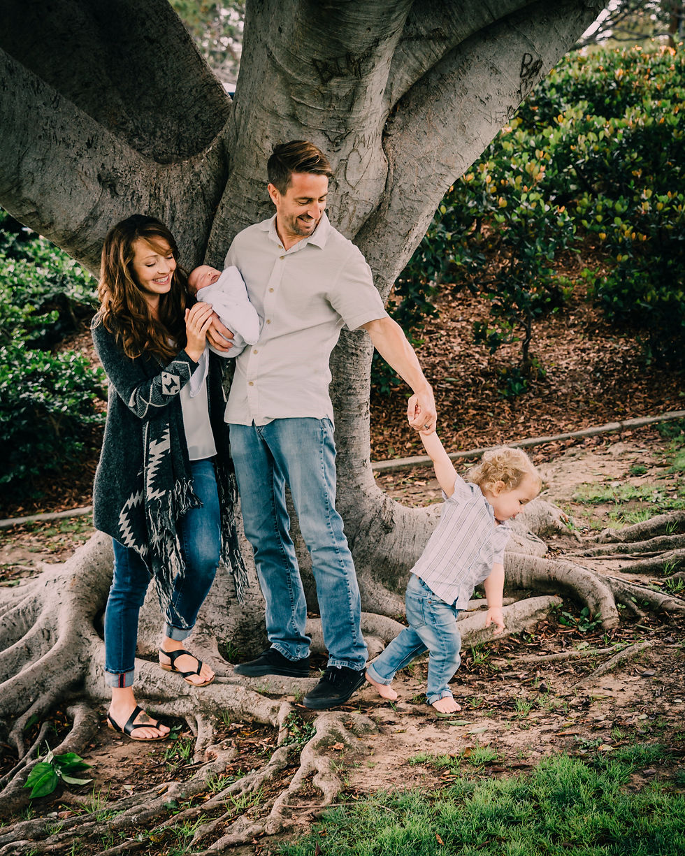 Lifestyle Family Session Cardiff by the Sea Nature Location