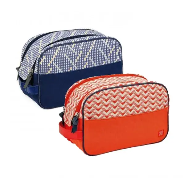 Miniature : Trousse de toilette Tartan bleu