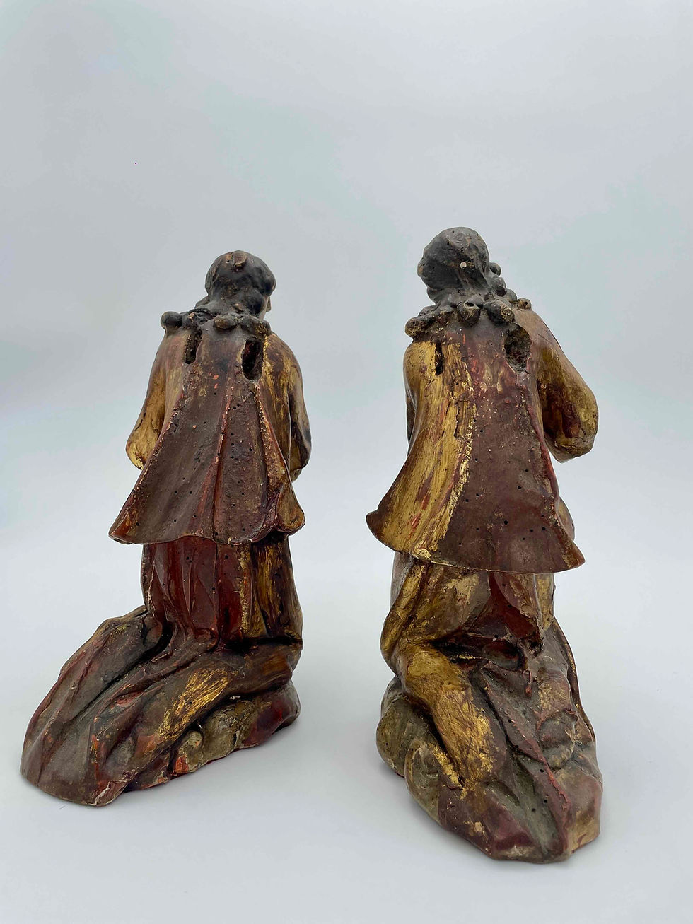 Miniature : Paires d'anges adorateurs XVIIe siècle