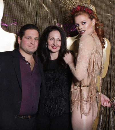 dancers entertaining guests at a NYC party