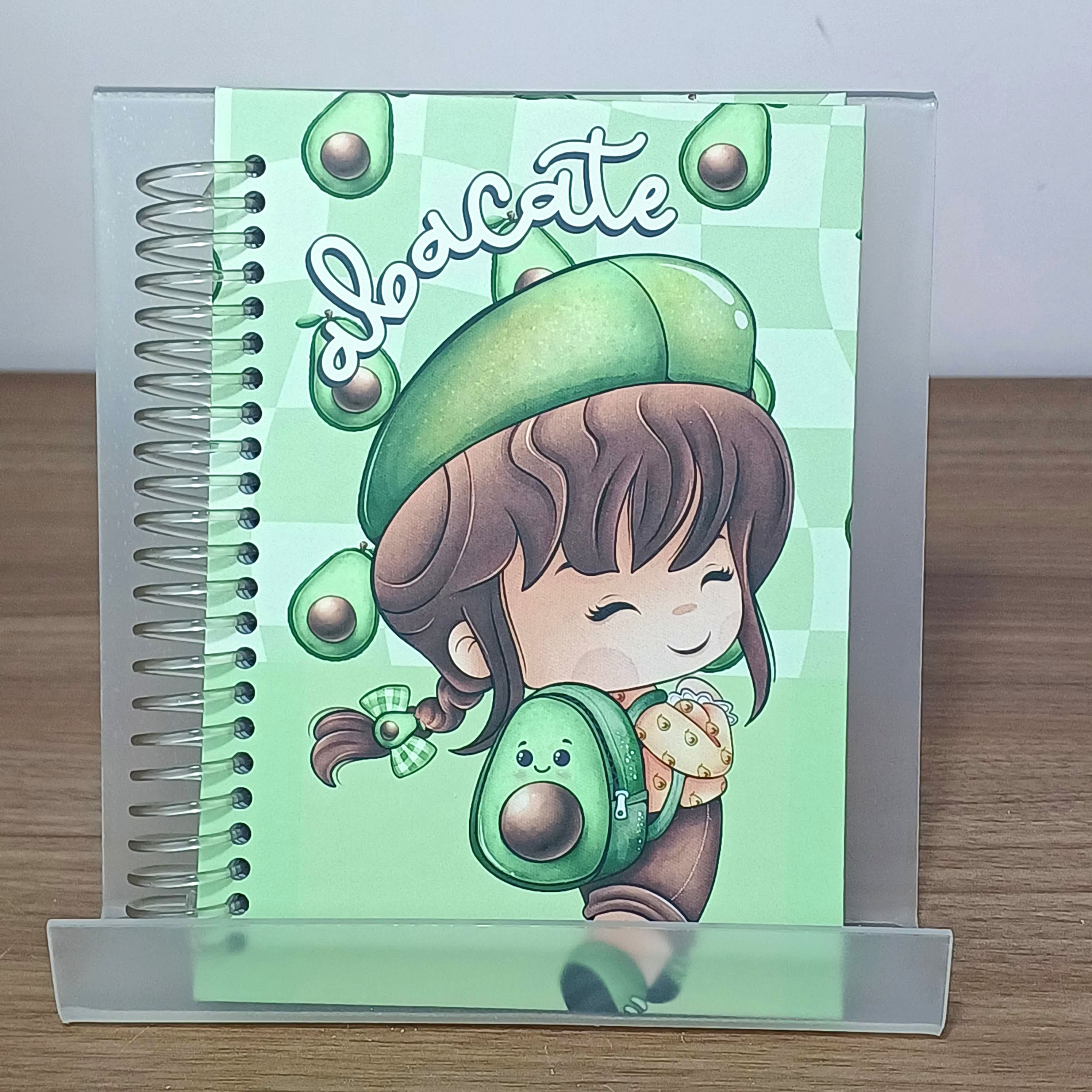 Caderno A6 - Frutinhas - Abacate