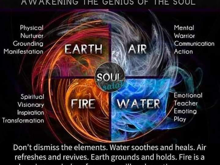 ELEMENATAL LOVE ~ AWAKENING THE GENIUS OF THE SOUL❤️🔥🙏🌍🙏🔥❤️