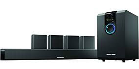 Sharper Image 5.1 Home Theater System With Subwoofer, Sound Bar & Satellite Speakers, Home Theat