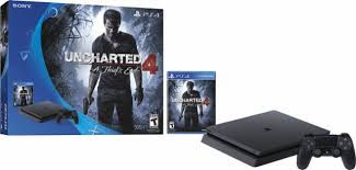 PlayStation 4 Slim 500GB Console - Uncharted 4 Bundle