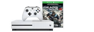 Microsoft Xbox One S Gears of War 4 1TB Standard Edition Console Bundle with Full Game Download of G