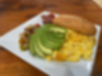 Avocado Eggs & Cheese Breakfast Platter