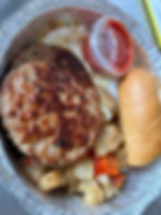 Sausage, egg & Cheese Breakfast Platter
