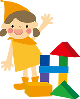 積み木で家を完成させた女の子.png
