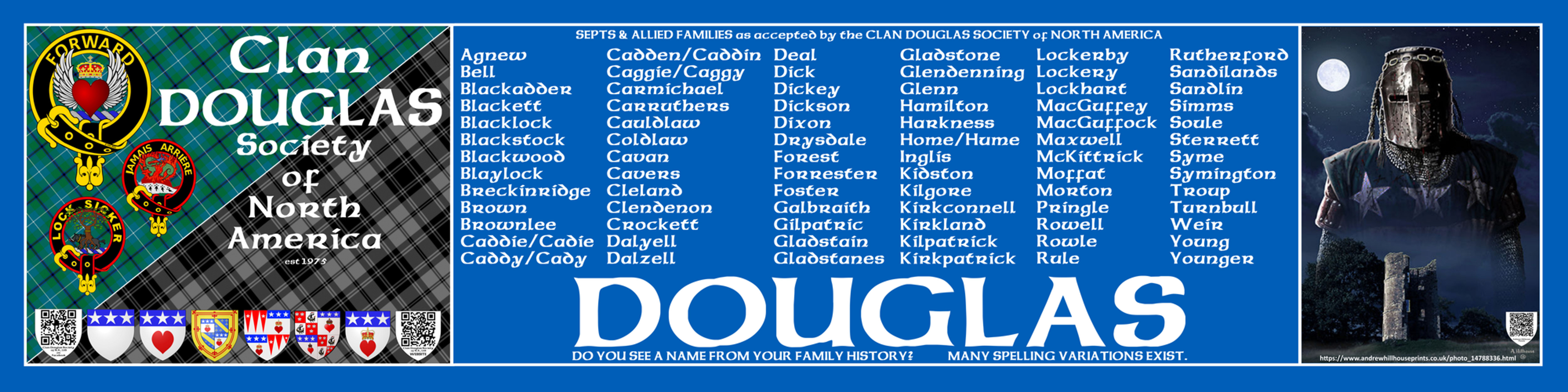 Clan Douglas Banner (For CDSNA Regents Only)