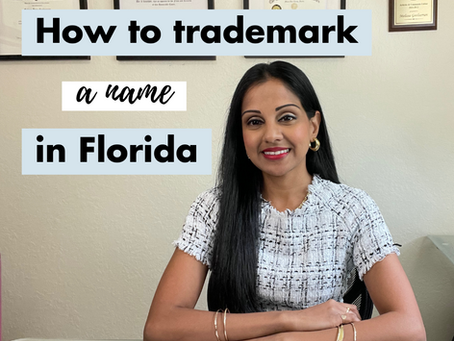 How to Trademark a Name in Florida