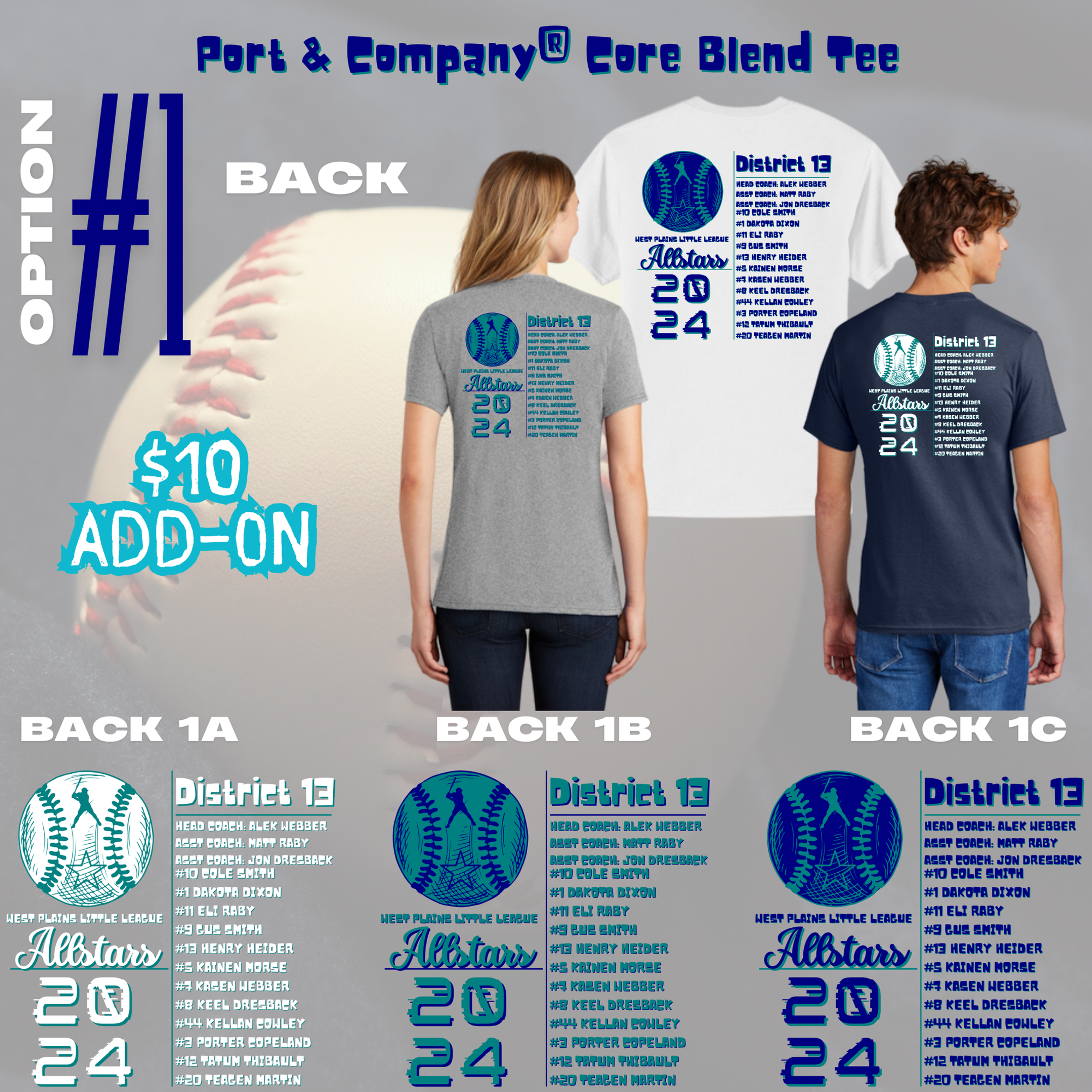 WPLL All Stars Back Option 1