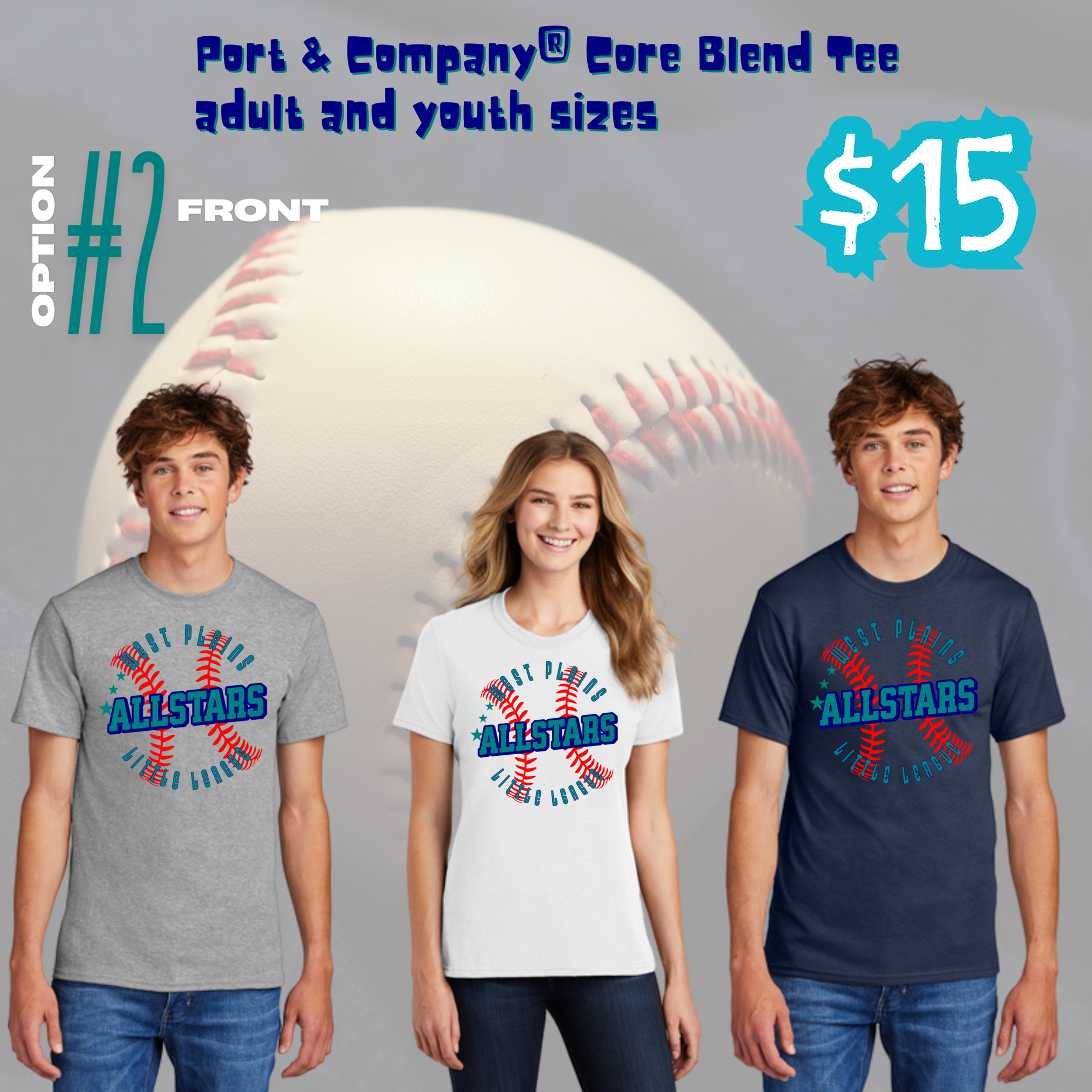 WPLL All Stars Tee Option 2