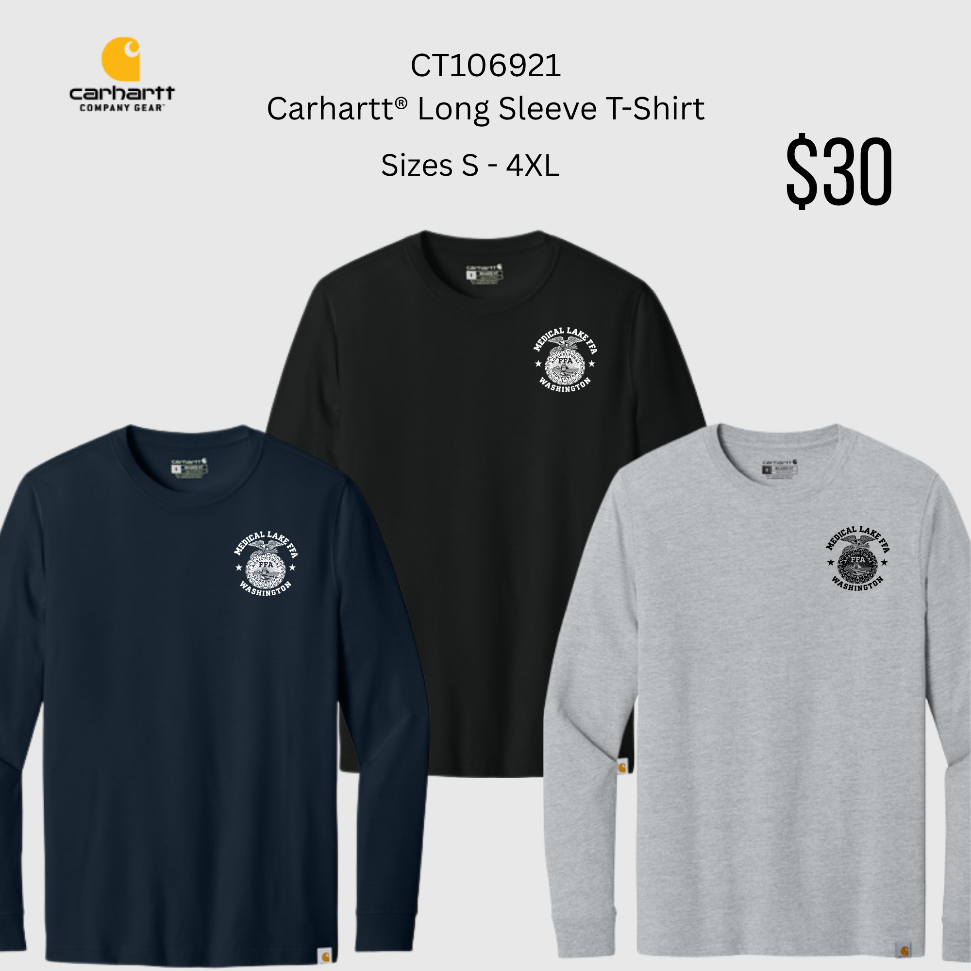 MLHS FFA Carhartt Longsleeve T-Shirt