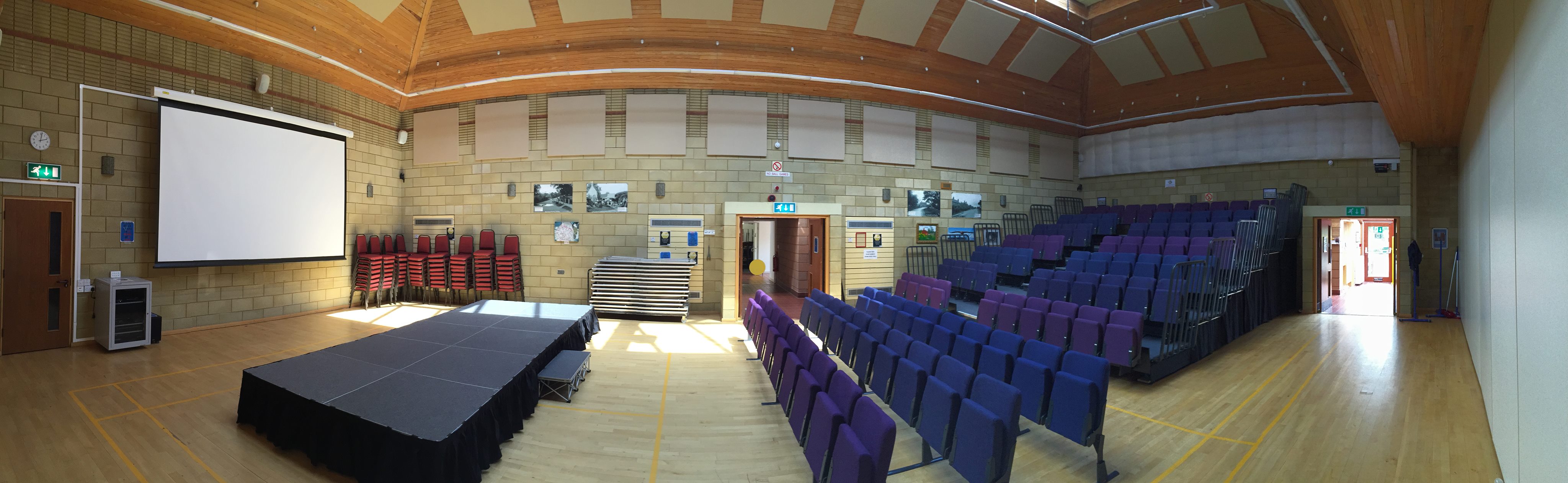 Hall A and B