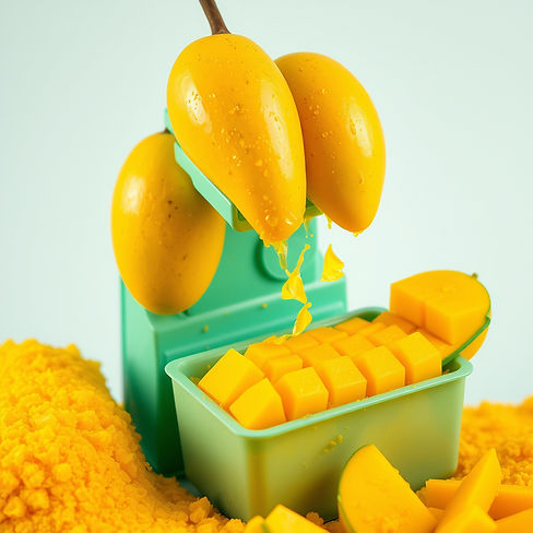 Mango pulp processing