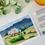 Thumbnail: Italian Countryside Abstract | Recycled Cardstock Print