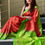 Thumbnail: Indian Women Banarasi Silk Kanjeevaram Pure Zari Saree With Unstitch Blouse