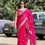 Thumbnail: Wedding special Trendy soft Jumichoo Silk saree with Beautiful Embroider