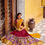 Thumbnail: Poly Chanderi Kalamkari Printed Lehenga Choli Set with Zari Weaving and Georgett