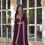 Thumbnail: Partywear Long Flair gown for your Royal wedding or Party-get Royal Look