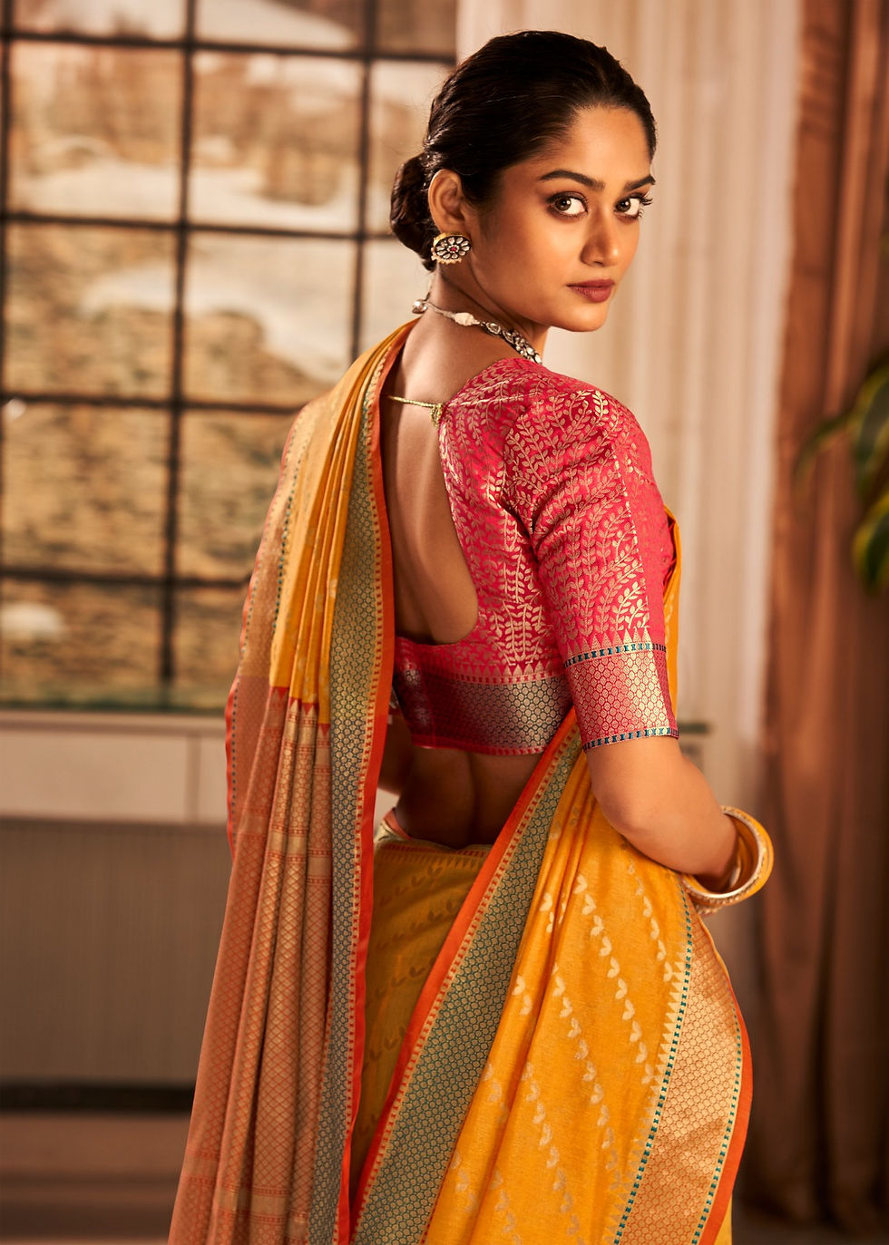 Thumbnail: copy of Designer wedding silk saree collection